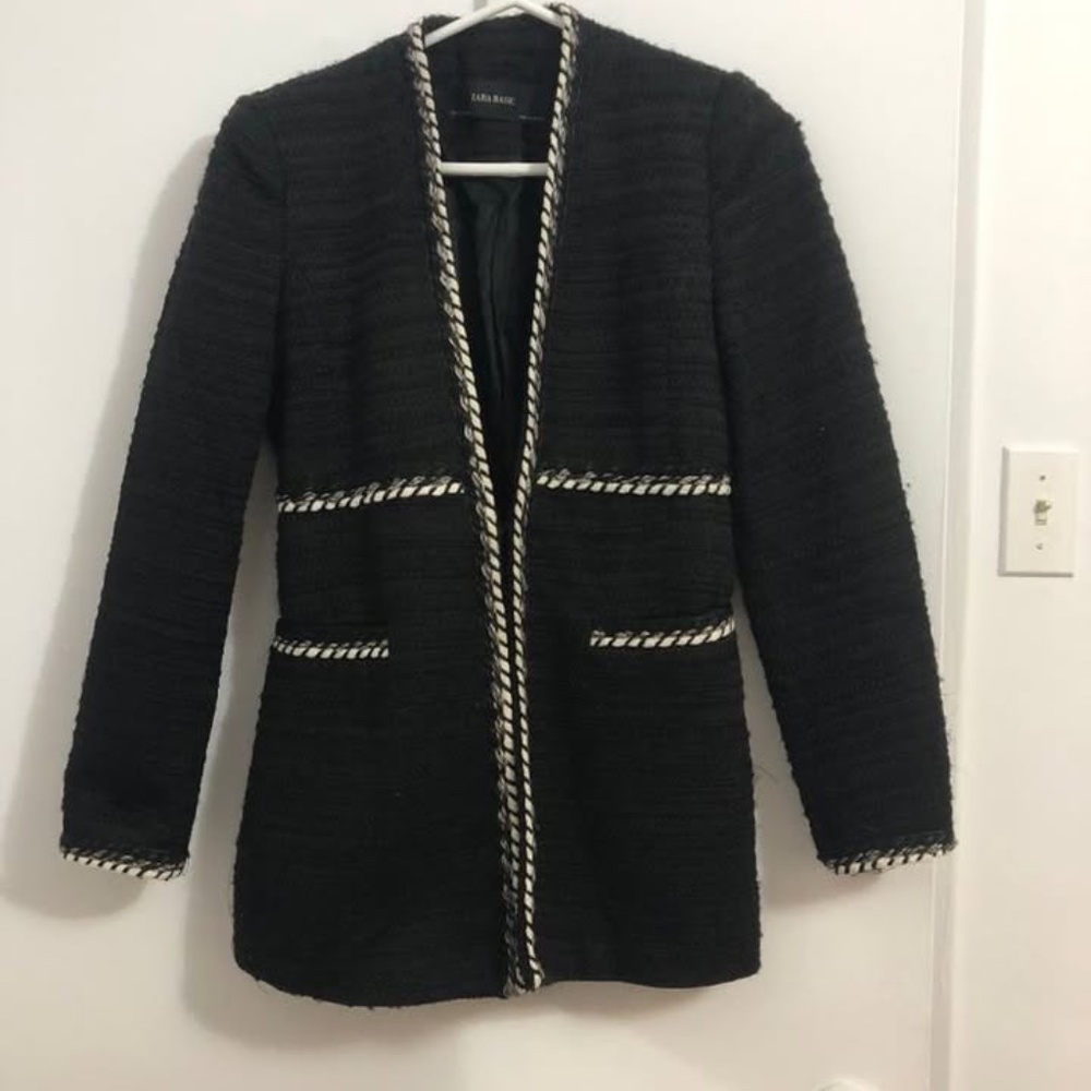 Veste noire ZARA taille XS
